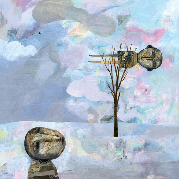 . 2007, mixed media on panel, 24 x 24 inches