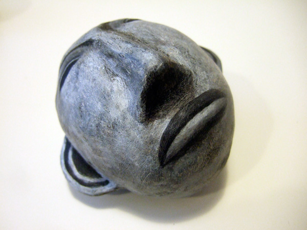 . “Happily Unhappy” group show, Blanc Compound, Philippines, 2010, polymer clay and acrylic paint