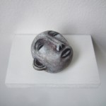 . "Tiny Trifecta" group show, Cotton Candy Machine, Bklyn, NY, 2011, polymer clay and acrylic paint on wood base