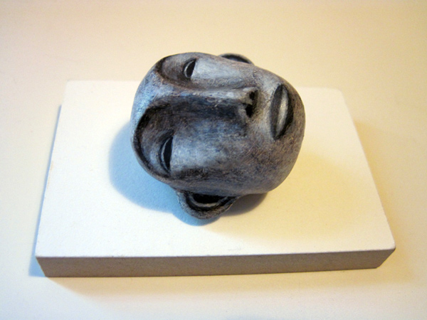 . Art for Ashes benefit auction, Los Angeles, 2011, polymer clay and acrylic paint on wood base